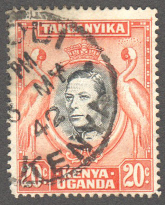 Kenya, Uganda and Tanganyika Scott 74d Used - Click Image to Close